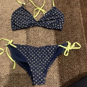 Navy Blue Bikini Set